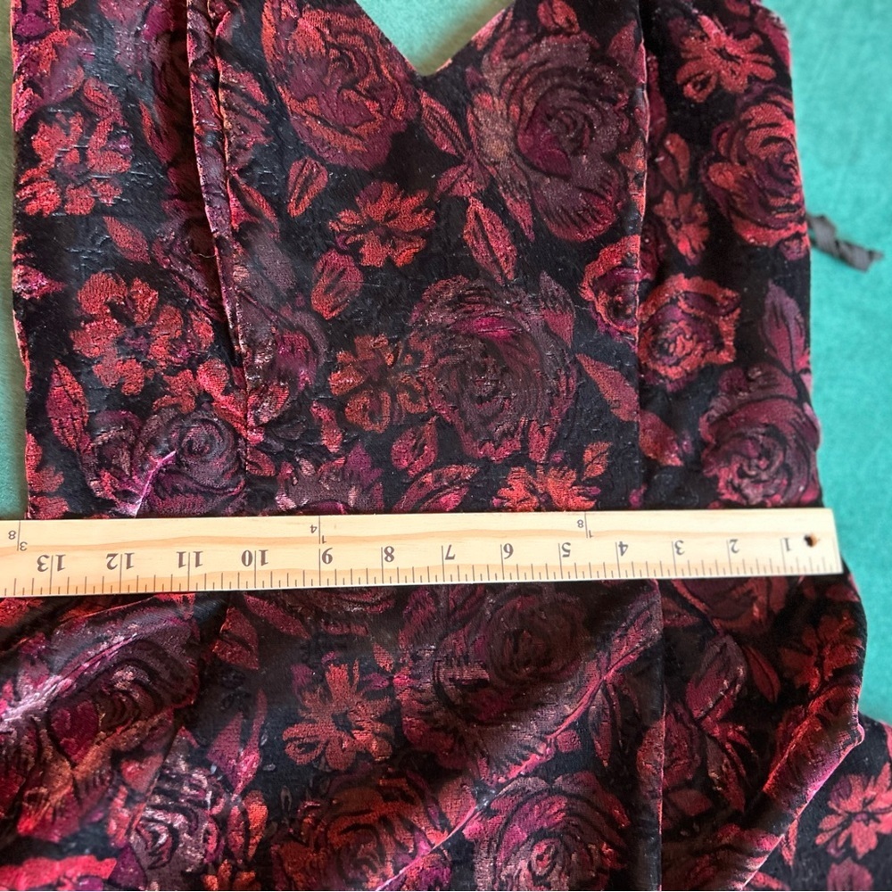 Rampage Floral Halter Mini Dress in Black and Pink Y2K size 7 - Picture 5 of 14